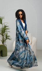 Abaya Ombré Saraya Bleu