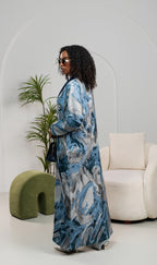 Abaya Ombré Saraya Bleu
