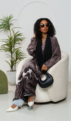 Abaya Ombré Essa Charbon