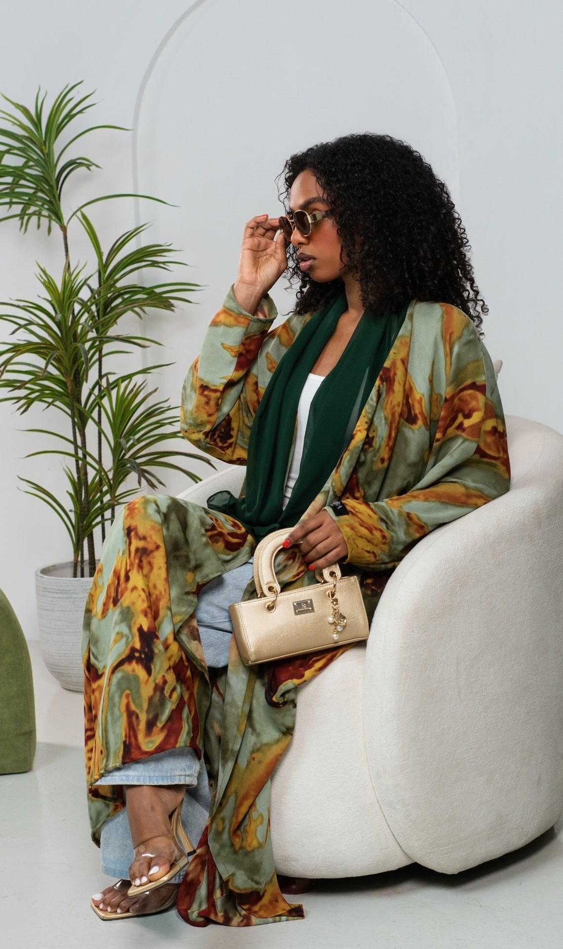 Abaya Ombré Saraya Green