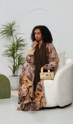 Abaya Ombré Saraya Brownie