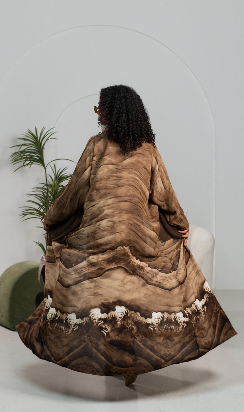Abaya Ombré Essa Chocolat