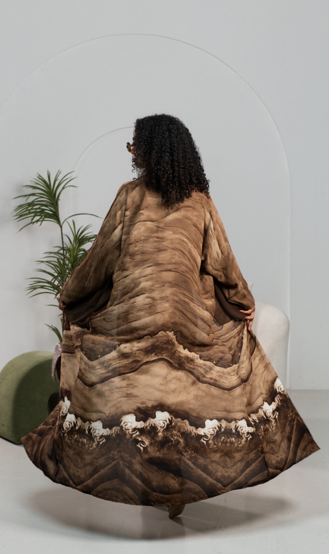Abaya Ombré Essa Chocolat