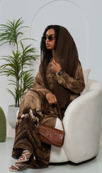 Abaya Ombré Essa Chocolat