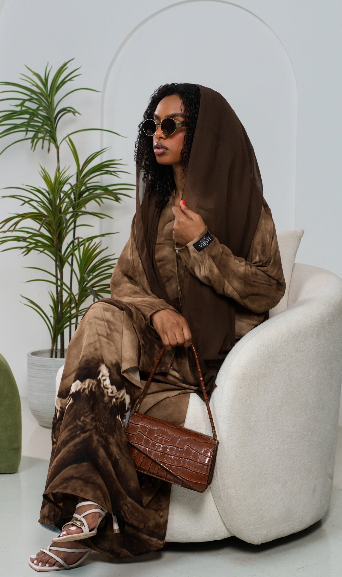 Abaya Ombré Essa Chocolat